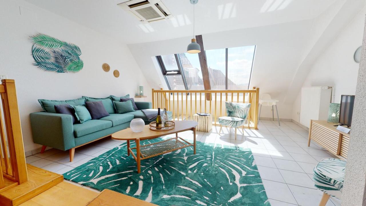 Duplex Des Dominicains - 1 Parking Gratuit - Hypercentre 6 Personnes Apartment กอลมาร์ ภายนอก รูปภาพ