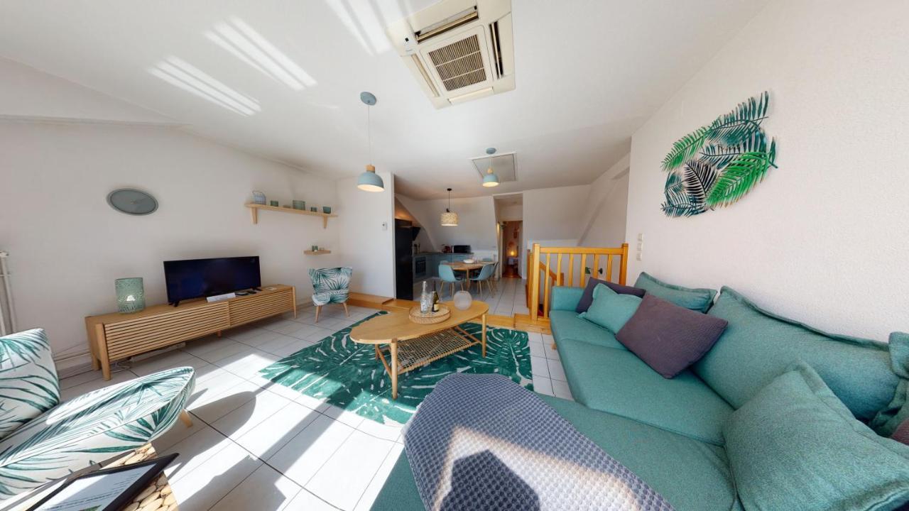Duplex Des Dominicains - 1 Parking Gratuit - Hypercentre 6 Personnes Apartment กอลมาร์ ภายนอก รูปภาพ